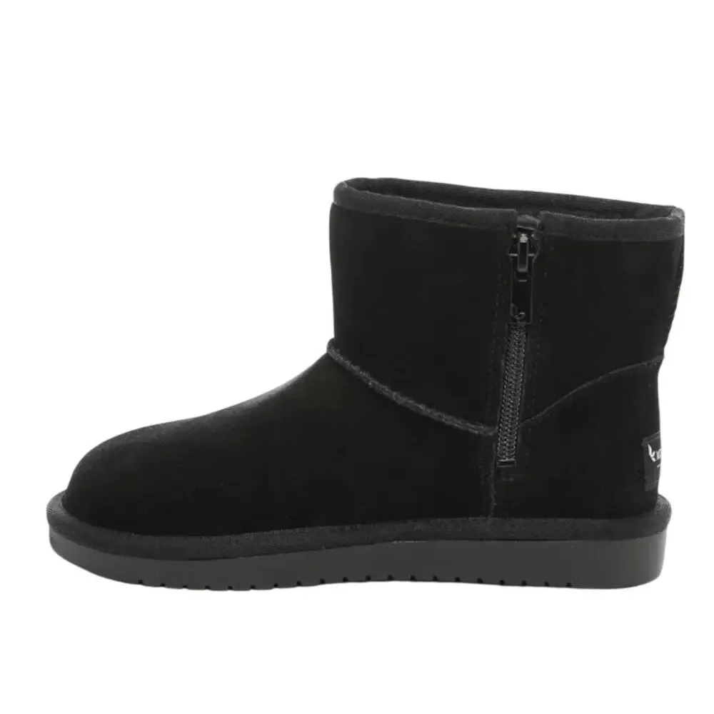 Koolaburra by UGG Kids Koola Mini Boot Baby Toddler Size 7 Black Suede NWOB